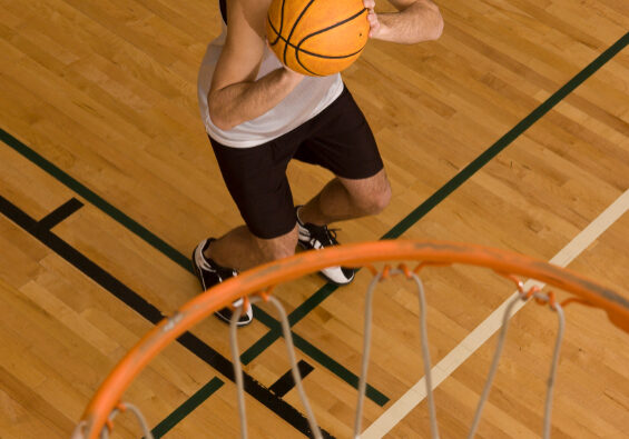 Basketball Player Shooting